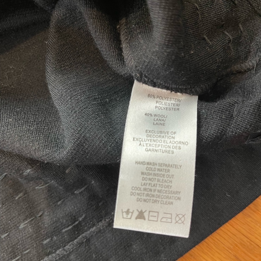 Cute sequined Kensie black wool dress with sequin hem S Kensie - Picture 6 of 7